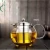 Import Borosilicate Glass Flower Tea Kettle Stovetop Safe arabic coffee pot from China