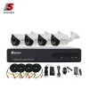 Boshen top 10 profesional DIY smart home  video surveillance hd 4ch 1080n  4 in 1 DVR  kit outdoor 1080p  cctv camera