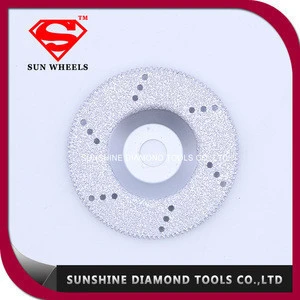 Brazed diamond saw blade cutting saw blade for granite and marble cutting