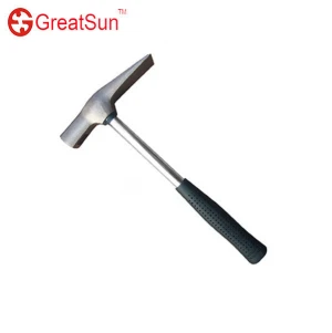 Bricklayer&#x27;s hammer drop forged head 600g mason&#x27;s hammer with wooden handle