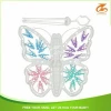 Butterfly shape 24clips laundry plastic clothes hanger with pegs for clothes dryer drying rack