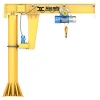 BZ 3 5 ton 360 degree electric hoist rotating drawings floor pillar mounted slewing manual design calculation jib crane price