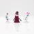 Import Cake topper toy princess elsa y anna frozen action figure pvc anime cartoon figure special for party cake decoration from China