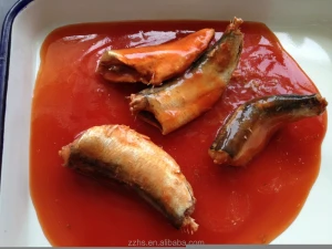 Canned fishes canned seafood canned sardines mackerel in tomato sauce