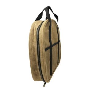 Canvas Cable Storage Tool Bag Hand-held Waxed Wear Resistant Waterproof Brown Opp Bag Accepable 200 Gram 30.5*30.5 Cm AL045 10