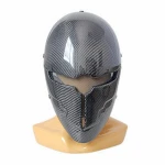 Carbon Fiber Full Face Mask Halloween Mask Black Party Hip-hop Mask for Green Arrow