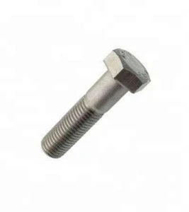 Carbon Steel bolt DIN933 and 931or  stainless steel material  hex flange nuts