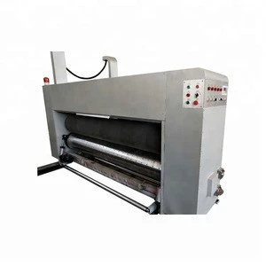 cardboard carton flexo printing slotting die cutting machinery