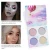 Import Cardboard palette TZ brand 4 color makeup pressed glitter eyeshadow palette with your logo from China