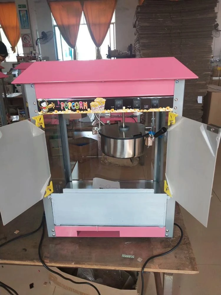 CE approved SS commercial popcorn machine price