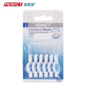 CE Certificate Approved I Type interdental Brushes Clean The Interproximal Surfaces Of Teeth and Implants