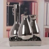 Ceramic glazed vase set for home decoration /Modern ceramic flower receptacle