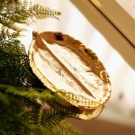 Ceramic jewelry box gold leaf tray jewelry storage tray