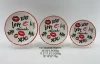 Ceramic spoon rest with red heart fori Valentine&#39;s Day decoration