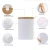 Import Ceramic Sugar Bowls with Bamboo Lids and Spoons-June Sky Multi-Functional Round Condiment Jar for Home from China