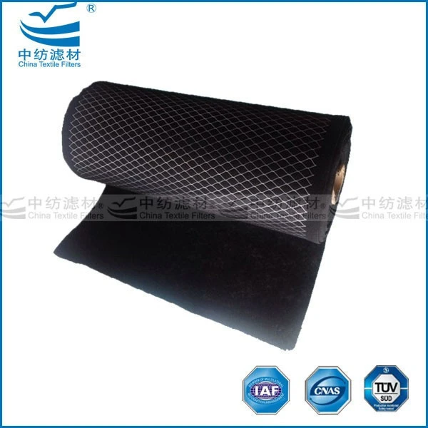 CF10120A Cheep Cabin Activated Carbon Filter Cloth Air Filter Media Roll For Air Conditioner