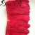 Import Cheap Goose feather fringe ribbon Red color feather trim sewing fabric trimming costume craft decorations from China