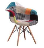 Cheap Modern Comfortable Living Room Furniture Armchair / Patchwork Fabric Leisure Chair