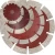 Import cheap price masonry cutting continuous 105-230mm diamond saw blades from China