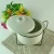 Import Cheap Price SANBO STOCK wholesale dinnerware white tureen jar ceramic soup tureen with iron rack from China