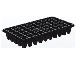 Cheap Q105 PS/PVC Black Plastic Nursery Trays
