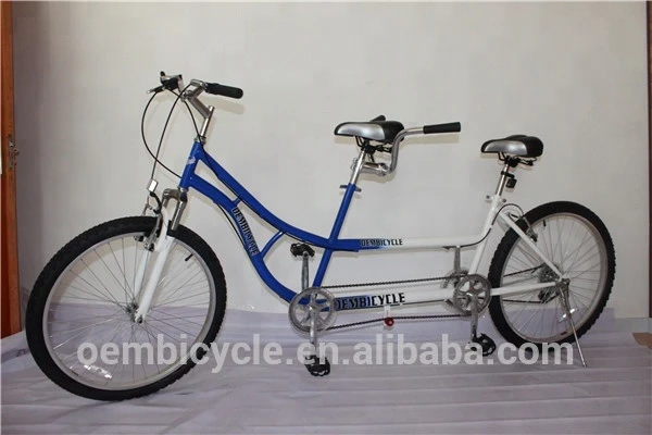 Cheap Two People Tandem Bicycle 7-Speed Adult Tricycle City Bike