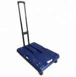 Cheap warehouse logistics foldable hand trolley handtruck folding platform hand truck platform hand cart trolley