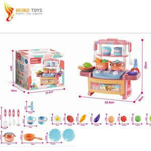 Child large pretend role play cooking food table kitchen toy in 2020