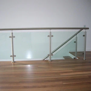 Child safety balustrade system stainless steel baluster glass railing for balcony