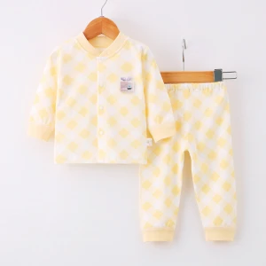 Children&#x27;s Underwear Set Spring And Autumn Baby Cartoon And Cotton Long Sleeve Suit
