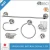 Import China cheap complete bathroom accessories zinc alloy+iron chrome+glass bath hardware Set from China