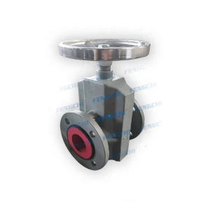 China Factory Aluminum alloy Squeeze Valve Manual Pinch valve