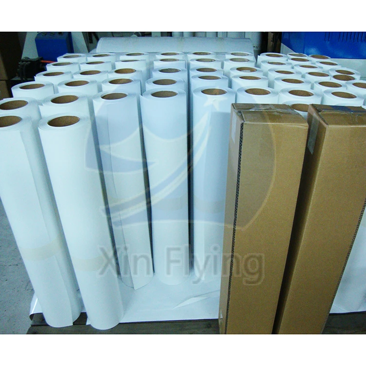 China Factory Dye sublimation paper roll printed in Guangzhou sublimation paper 50g 70g 90g 100g