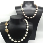 China factory wholesale new style women choker shell pearls necklace