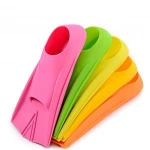 China gold manufacturer new design underwater silicone swim fins