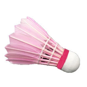 China manufacturer custom badminton sports A goose feather shuttlecock