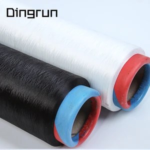 China market dyeing slub high tenacity air polyester covered spandex yarn for weaving