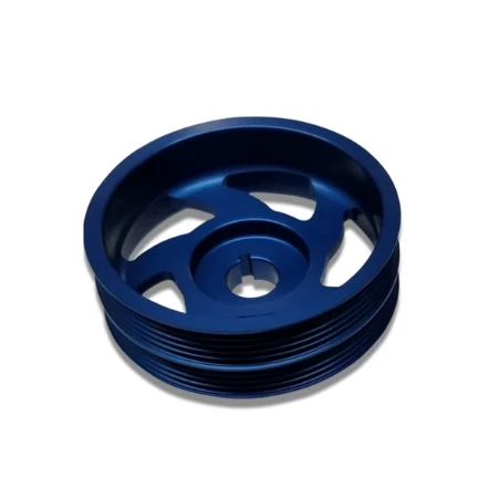 China OEM manufacturer custom high quality lightweight anodized aluminum timing belt pulley