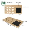 China products multifunctional lightweight bamboo wood laptop cooling pad