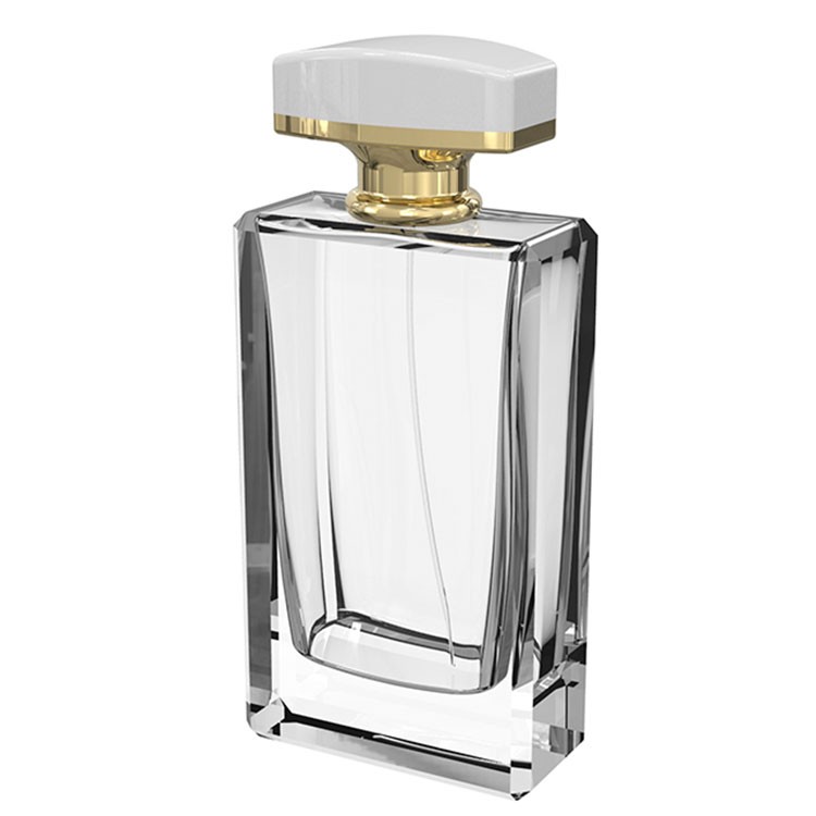 China Professional Customize Perfume Bottles rectangle Cologne Glass Bottle Luxury fragrance Bottle 100ml