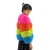Import China Suppliers Kids Clothes Genuine colorful fox Fur Fashion Children Girls Coats from China