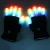 Import China Wholesale Rave Light Flashing Finger Lighting Glow Mittens LED Glow Gloves Halloween Manufacture Festival Party Supplies from China