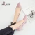 Import Chinese cheap wholesale big size  Pointed Toe PU Upper High-Heel office shoes for women and ladies from China