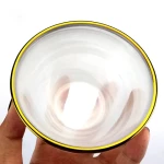 Chinese Light luxury Cloud Series Pattern Style Round Handmade Bowl Plate Dinnerware With Gold Rim Home Hotel Restaurant