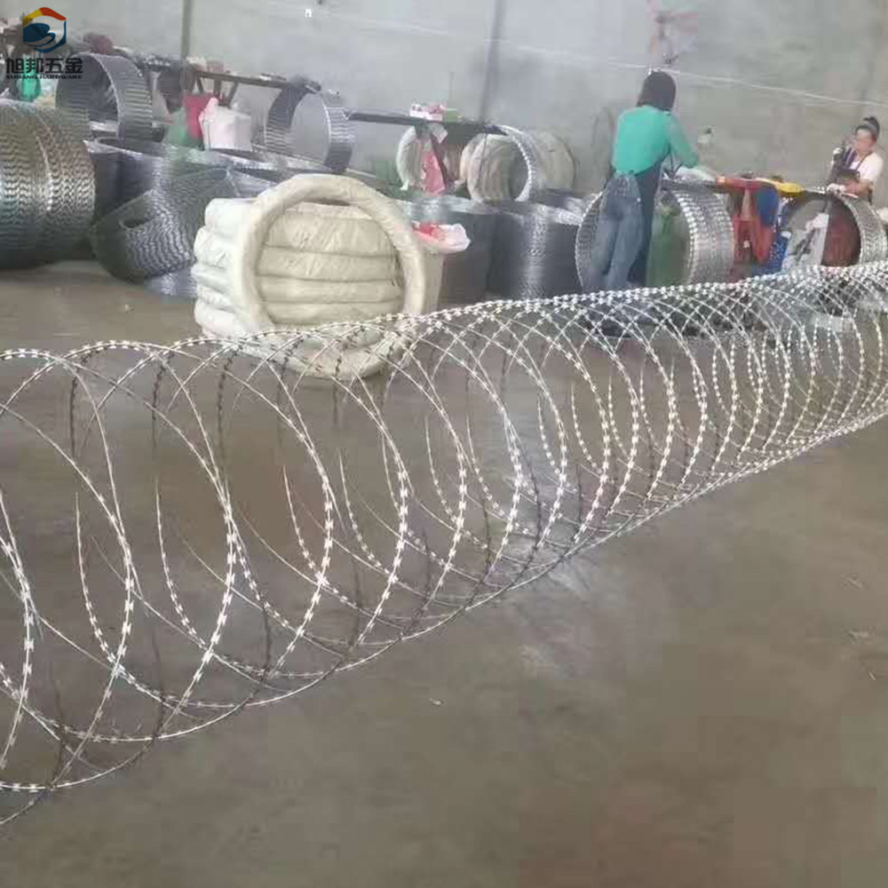 Buy Chinese Razor Wire Mesh Factory Concertina Razor Wire Coils Bto18 ...