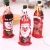 Import Christmas decoration Supplies Champagne Wine Gift  Bottle Bags Covers Santa Claus printed Wine Bags from China