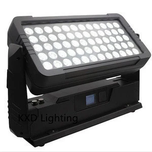 city color light 60*10w quad color rgbw 4in1 dmx outdoor IP65 project wall washer lighting 100 meters project distance
