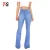 Import Classic High Waist Slim Wide Leg stretch Denim Bell Bottoms Jeans from China