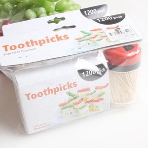 Cleaning Disposable Dental Natural double points 400pcs Bamboo Toothpick