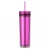 Import Clear Drinkware Double Wall Plastic Insulated Skinny Acrylic Tumbler With Straw from China